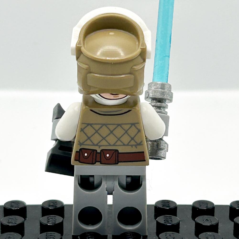 LEGO Star Wars Luke Skywalker Minifigure Rebel Hoth sw1143 75298 75340 Balaclava - Picture 3 of 4